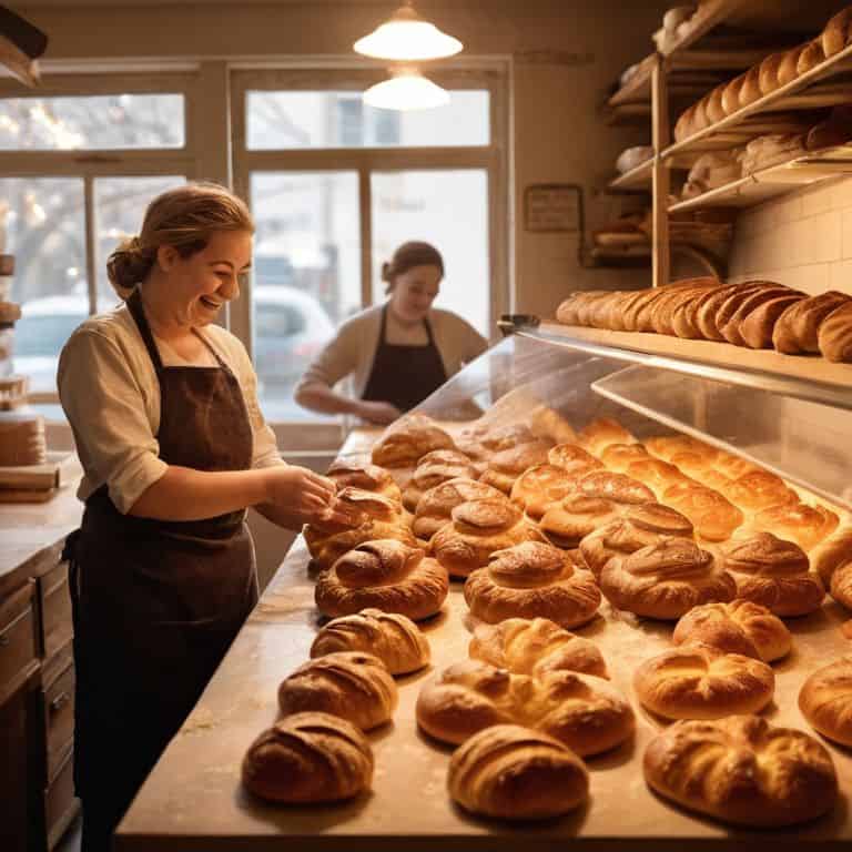 Behind Bakery Doors" scene