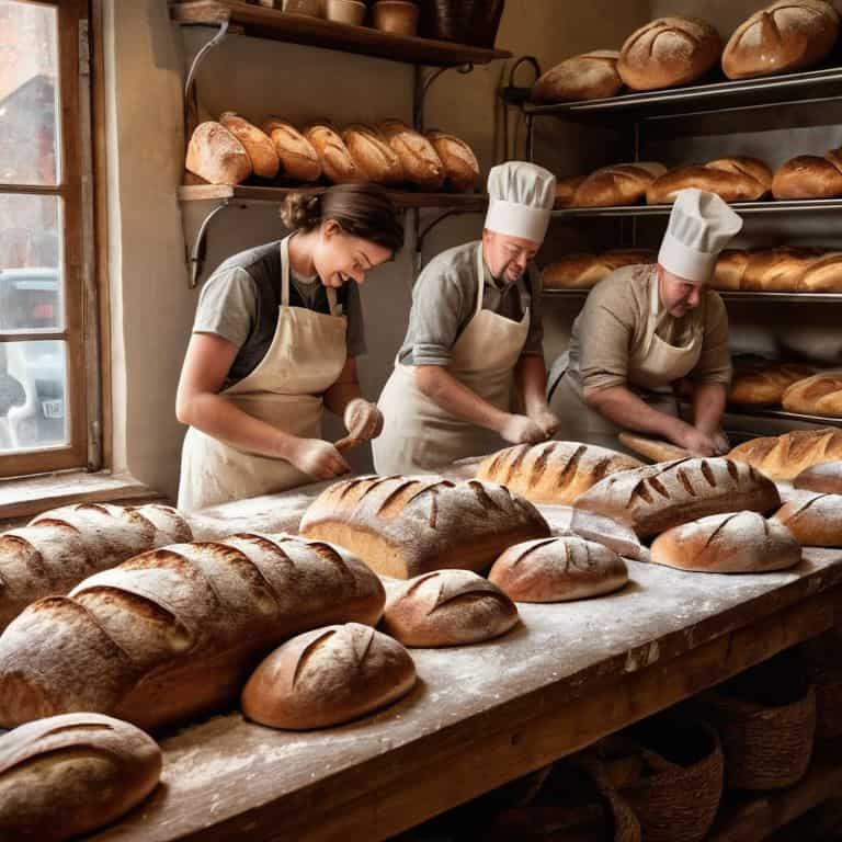 Flour Dust and Dreams bakery scene