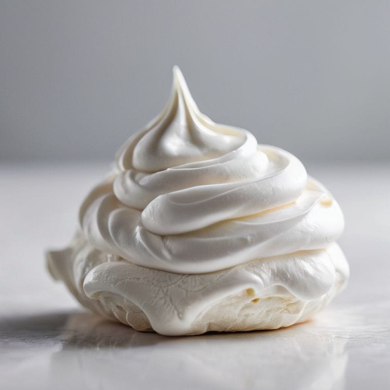 Italian Meringue dessert topping