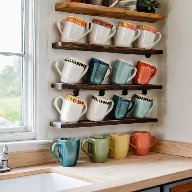 Brewing Joy coffee mug organization