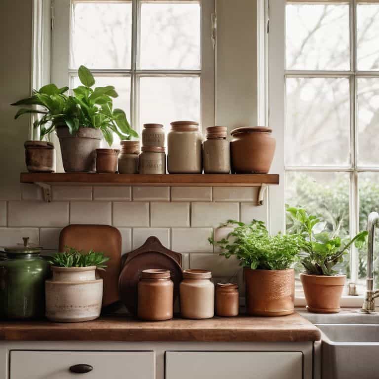 Decorating Open Kitchen Shelves