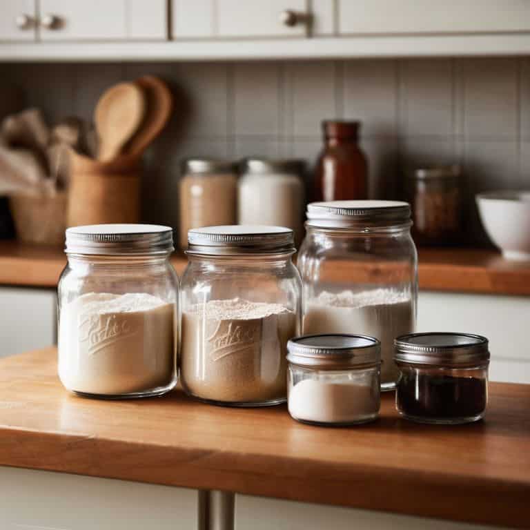 Organizing Baking Supplies with Jars