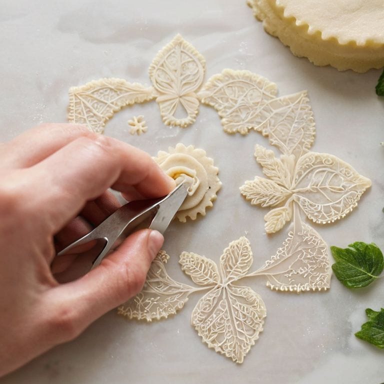 Precision is Key for sugar flowers