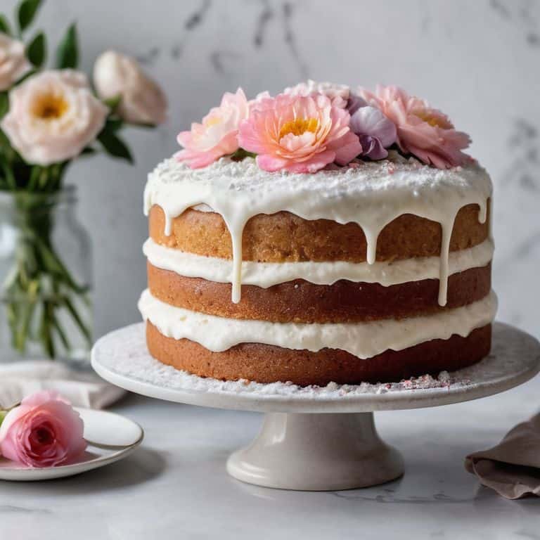 The Finishing Touches" layer cake