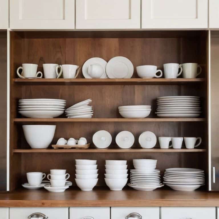 Dishes in cabinets organization guide