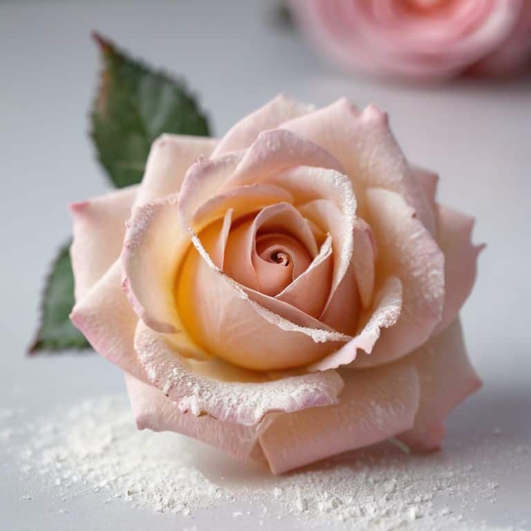 Dusting sugar flowers realistically