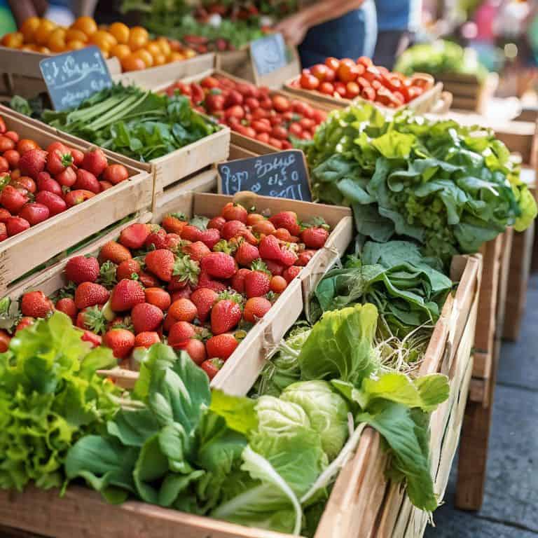 Best seasonal produce at farmers market