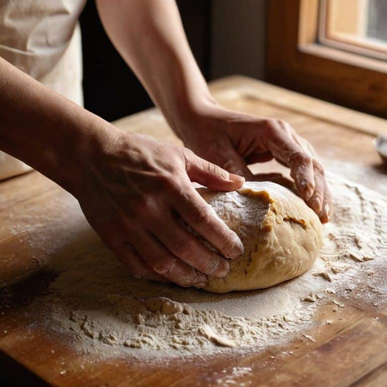 How to knead dough by hand