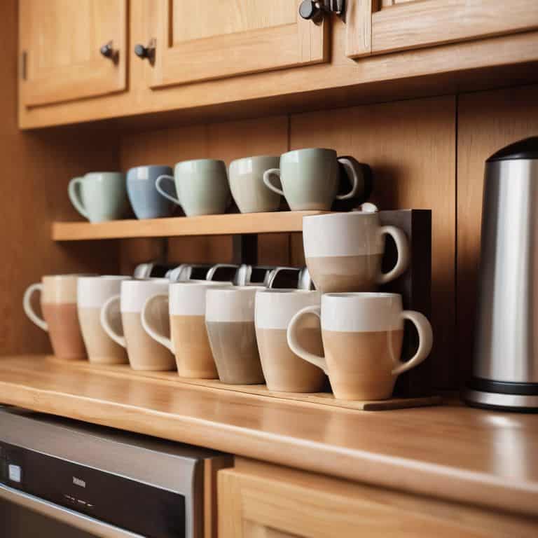 How to organize your coffee mugs