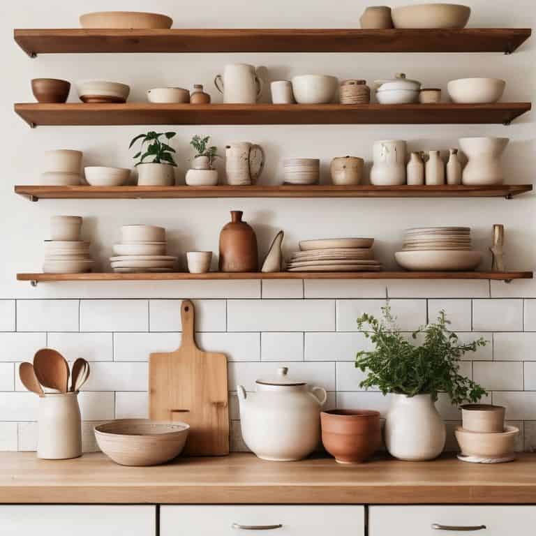 Styling kitchen shelves guide