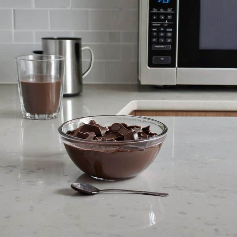 Tempering chocolate in microwave