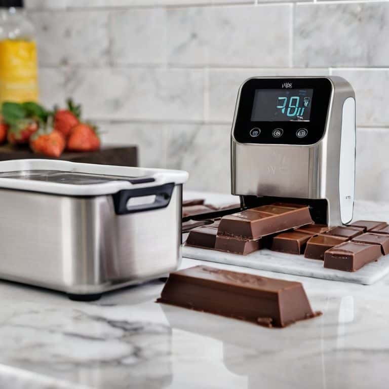 Tempering chocolate with sous vide method