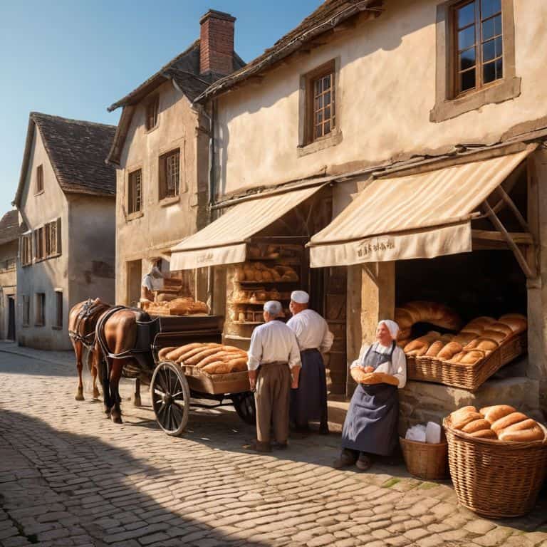 Village baker throughout history