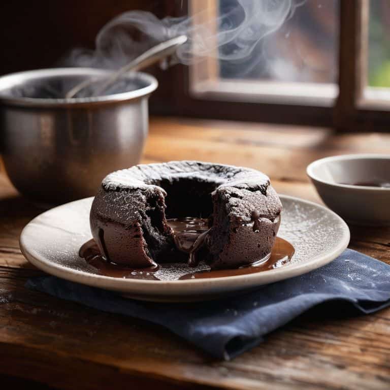 What is a chocolate lava cake