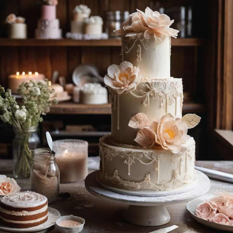 Behind Wedding Cake Magic