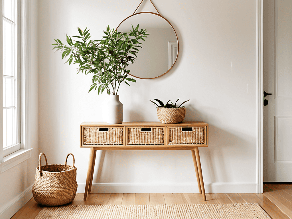 How to create a minimalist entryway