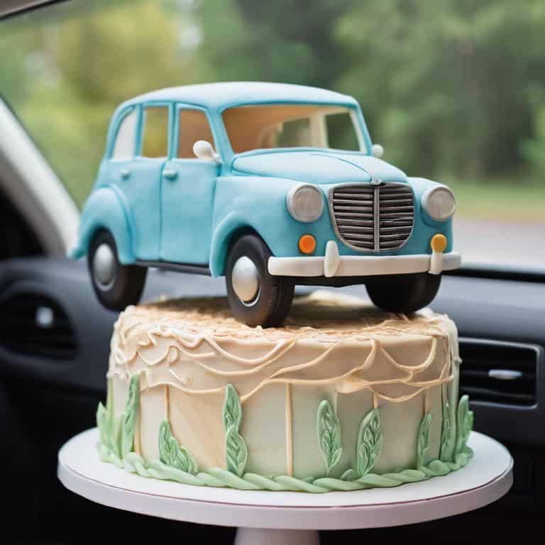 Transporting tiered cake safely