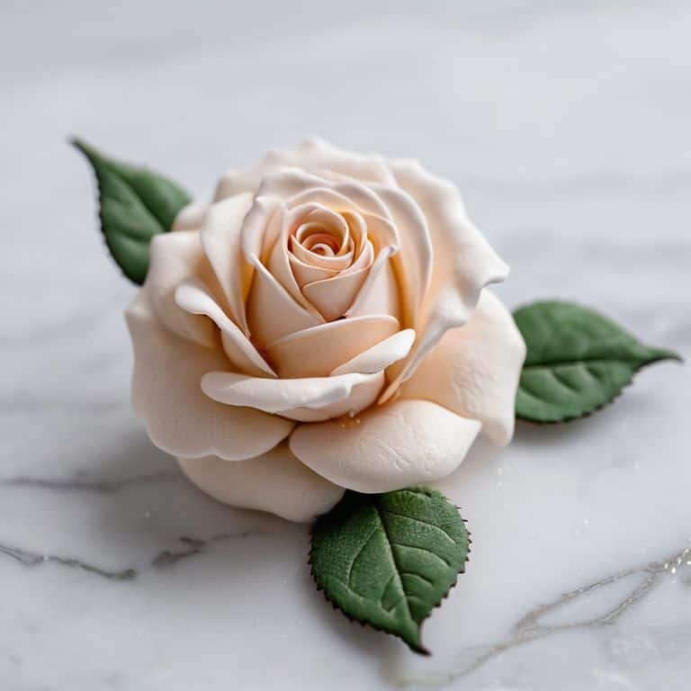 Crafting Sugar Roses with precision tools