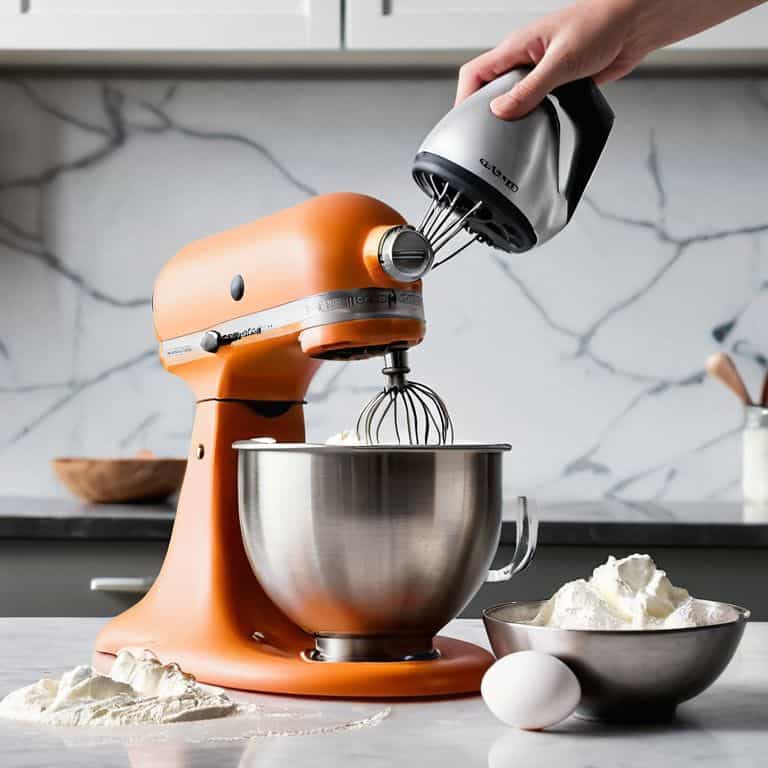 Hand Mixer in use