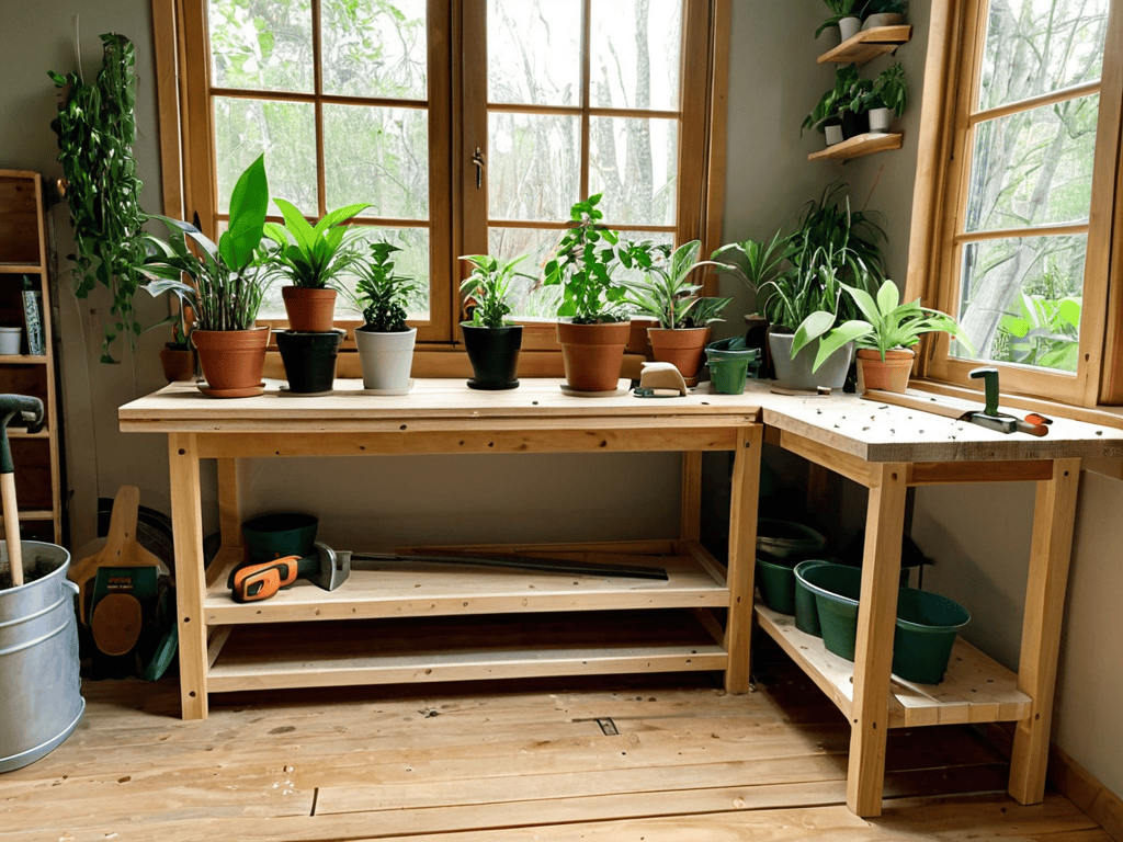 DIY plant stand made easy