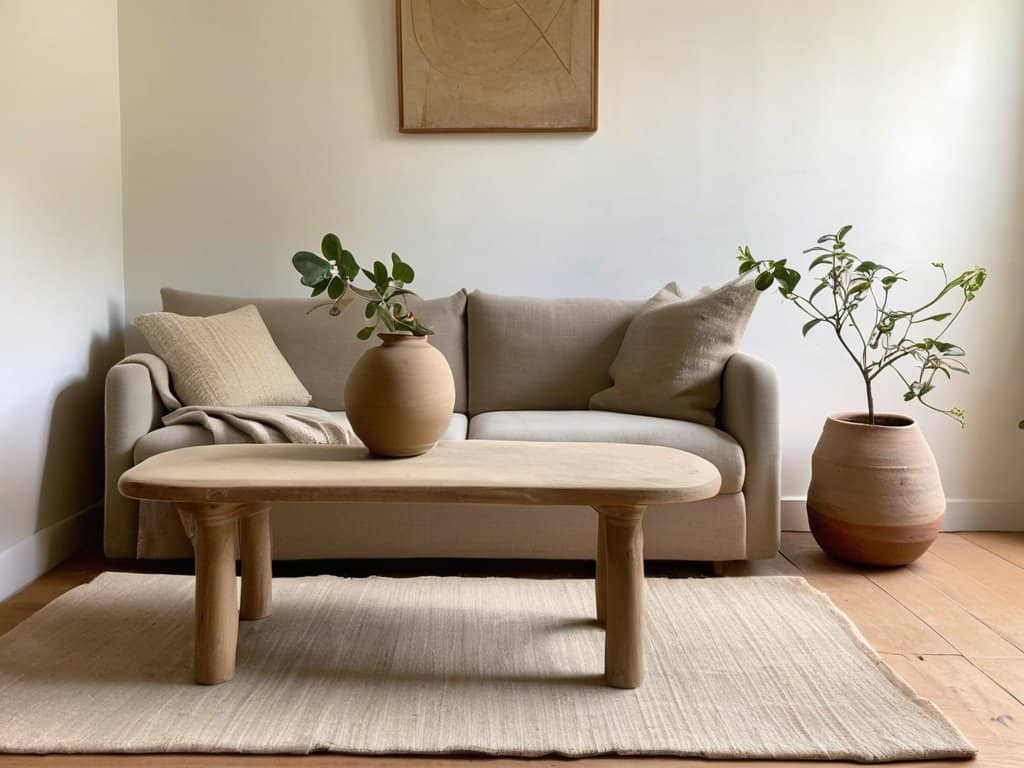 Zen Inspired Simple Living Room Decor