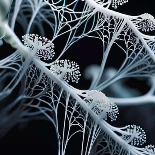Tracing the Delicate Patterns of Fungal Hyphae Development