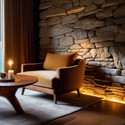 How lighting changes how a room feels.