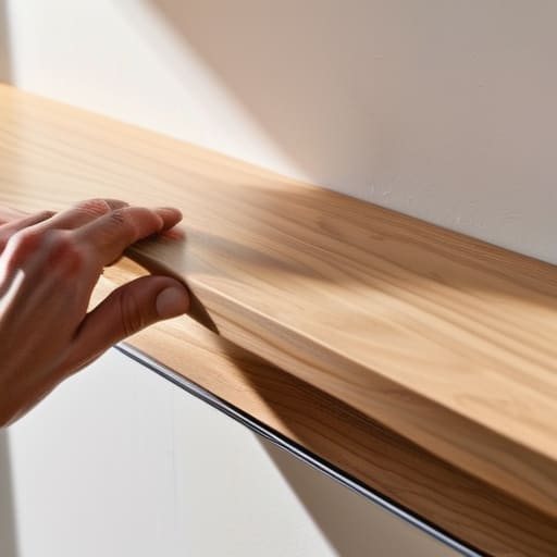 How to hang shelves without wrecking a wall.
